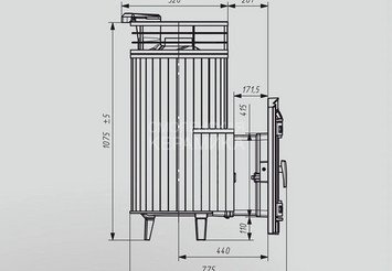 Печь банная 