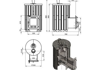 Печь для бани Эверест 