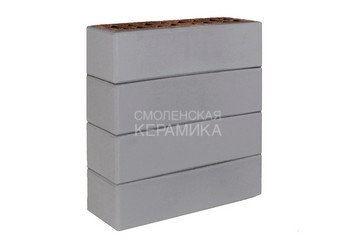 Клинкер фасадный ЛСР «Осло» серый гладкий 4