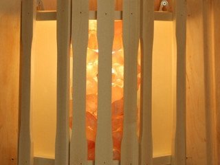 Абажур угловой с гим. солью, 2 стекла, россыпь DW АУ-2СГСР