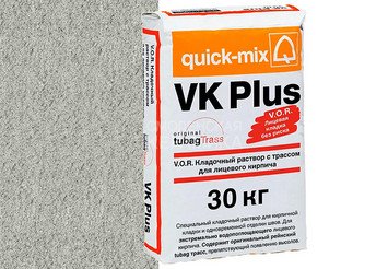 Кладочный раствор с трассом Quick-mix VK plus . С, светло-серый, 30 кг 1