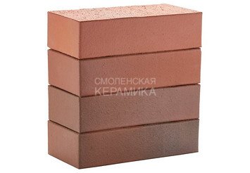 Кирпич керамический печной ЛСР Красный флэш гладкий, 1НФ 3