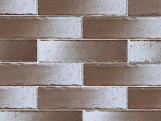 Клинкер фасадный ЛСР «Нарвик» коричневый с белым винтаж