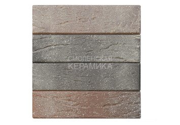 Кирпич лицевой керамический ЛСР Красный флэш с пепельной посыпкой ультра 1НФ 5