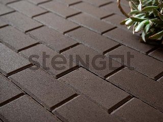 Брусчатка Steingot Серия "СТАНДАРТ 60" Прямоугольник, темно-коричневый