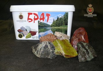Камень для печей БРАТ, ассорти для семьи (5,3 кг) 1