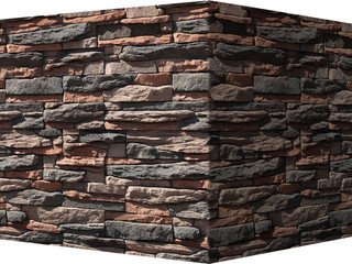 Декоративный камень 132-45 White Hills "Уорд Хилл" (Ward Hill), темно-коричневый, угловой, без шва
