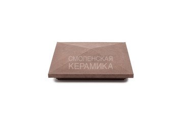 Колпак на столб WEECO 38,5х38,5 см, цвет шоколад 2