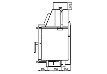 Каминная топка ASTON 700 L 6