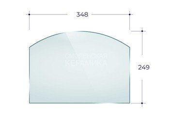 Дверка ВЕЗУВИЙ каминная 224 (Антрацит) 2
