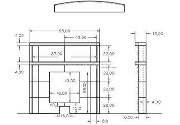 Портал для банной печи Легенда Ретро 24 (505) Пироксенит Элит 2