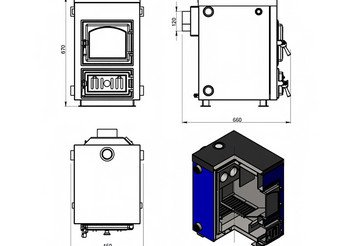 Котёл отопительный Везувий 