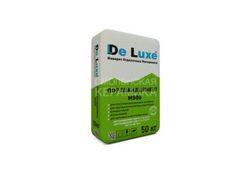 De Luxe ПОРТЛАНДЦЕМЕНТ СЕМ II 42,5 (М500 Д20), 50кг 1
