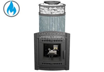 Печь банная «Атмосфера XL» Талькохлорит ламель+сетка с газовой горелкой 1