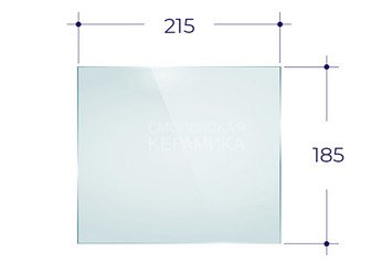Дверка ВЕЗУВИЙ каминная 260 (Бронза) 2