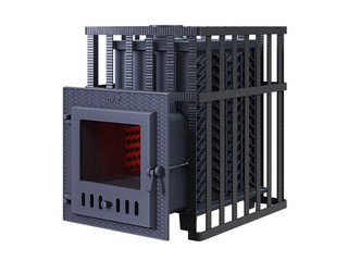 Печь чугунная для бани Технолит GFS ЗК в сетке 18 (М) 2022 г