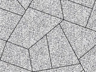 Тротуарная плитка Выбор "Оригами" Стоунмикс, белый с черным, 80 мм