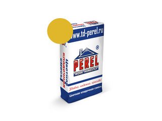 Цветная кладочная смесь Perel VL 0235 желтый, 50 кг