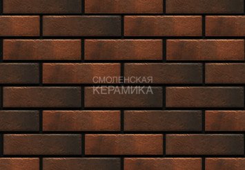 Фасадная термопанель рядовая АЛЯСКА 26. Retro brick cardamon, 60 мм 1