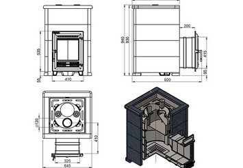 Печь для бани  Эверест 