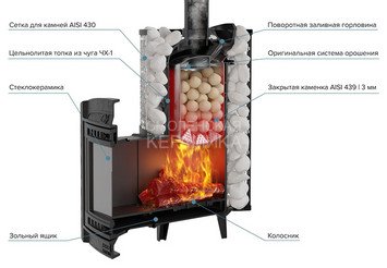 Печь банная 