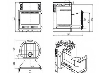 Печь банная Везувий Лава 22 Панорама 4
