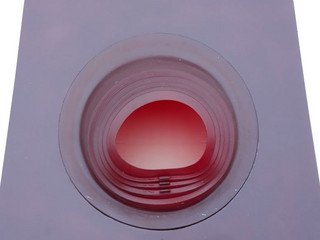 Фланец Мастер Флеш БЛР №-6 660х660 (d 203-280) (RES-2 угл) цв. красный