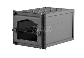 Духовка чугунная крашенная ДП-ДТ-6АС без решетки, под стекло (Рубцовск) 1