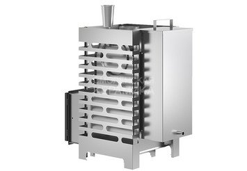 Печь для бани ASTON 16 INOX стекло АКВА 2