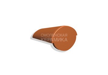 Начальная коньковая черепица Kriastak Classic, коричневый 22 1