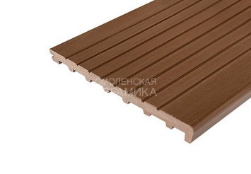 Ступень ДПК Latitudo Step-320 полнотелая 320х24х3000 каштан 1