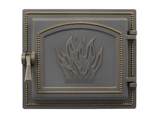 Дверка ВЕЗУВИЙ каминная 261 (Бронза)