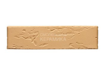 Кирпич облицовочный керамический ЖКЗ Соломенный Рустик 1НФ 9