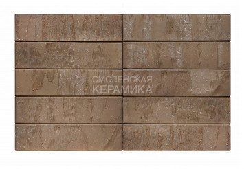 Кирпич лицевой керамический ЖКЗ Темно-коричневый Скала 1НФ алмаз 4