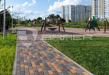 Тротуарная плитка BRAER Прямоугольник Коричневый, 40 мм 4