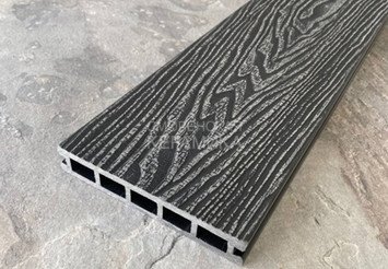 Террасная доска Latitudo 3D-Wood, 150х24х3000 мм, Графит 2