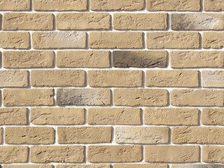 Декоративный камень 320-20 White Hills "Кельн брик" (Cologne brick), светло-песочный, плоскостной
