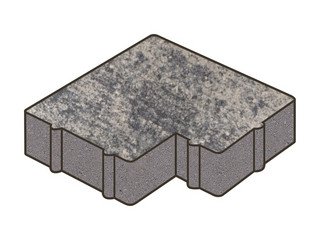 Тротуарная плитка Готика, "Калипсо Natur", 60 мм, скала