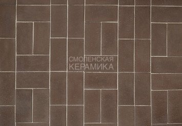 Клинкер тротуарный ЛСР «МЮНХЕН» коричневый 2