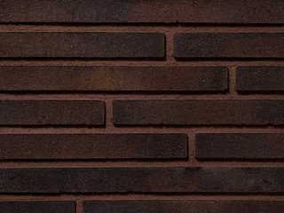 Плитка ручной формовки Real Brick Коллекция 10 ригель 490, RB 10-09 чёрный магнезит