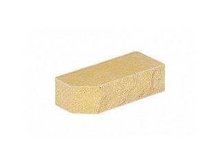 Кирпич фасонный полнотелый BARRUM Фигурный №1 Желтый