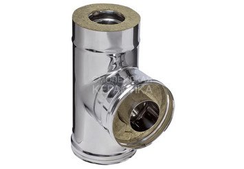 Сэндвич-тройник 90° (430/0,5мм + нерж.) Ф220х300 1