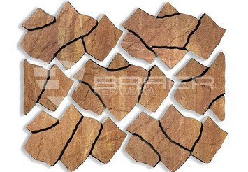 Тротуарная плитка BRAER Сан Тропе, Color Mix Каньон 3