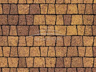 Тротуарная плитка Выбор "Паркет" Листопад гранит, Антрацит, 180х60х60 мм