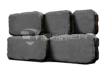 Тротуарная плитка BRAER Ривьера, Серый 4