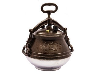 Афганский казан-скороварка двухцветный с ручками 8 литров