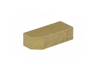 Кирпич фасонный полнотелый BARRUM Фигурный №1 Горчичный
