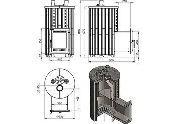 Печь для бани Эверест 