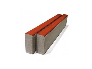 Бордюр тротуарный BRAER БР 100.20.8 красный