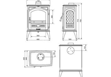 Печь-камин Везувий SV-08 
